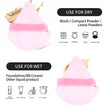Professional Makeup Tools Kit 30PCS Foundation Makeup Brush Set 15PCS Makeup Sponge Removal Puff Cleaning Bowl for Travel