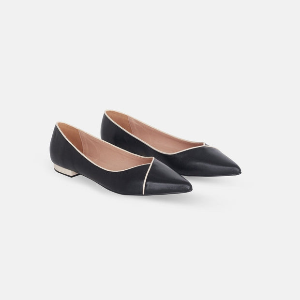 Ariri Red Leather Ballerinas – Comfort Flat-1