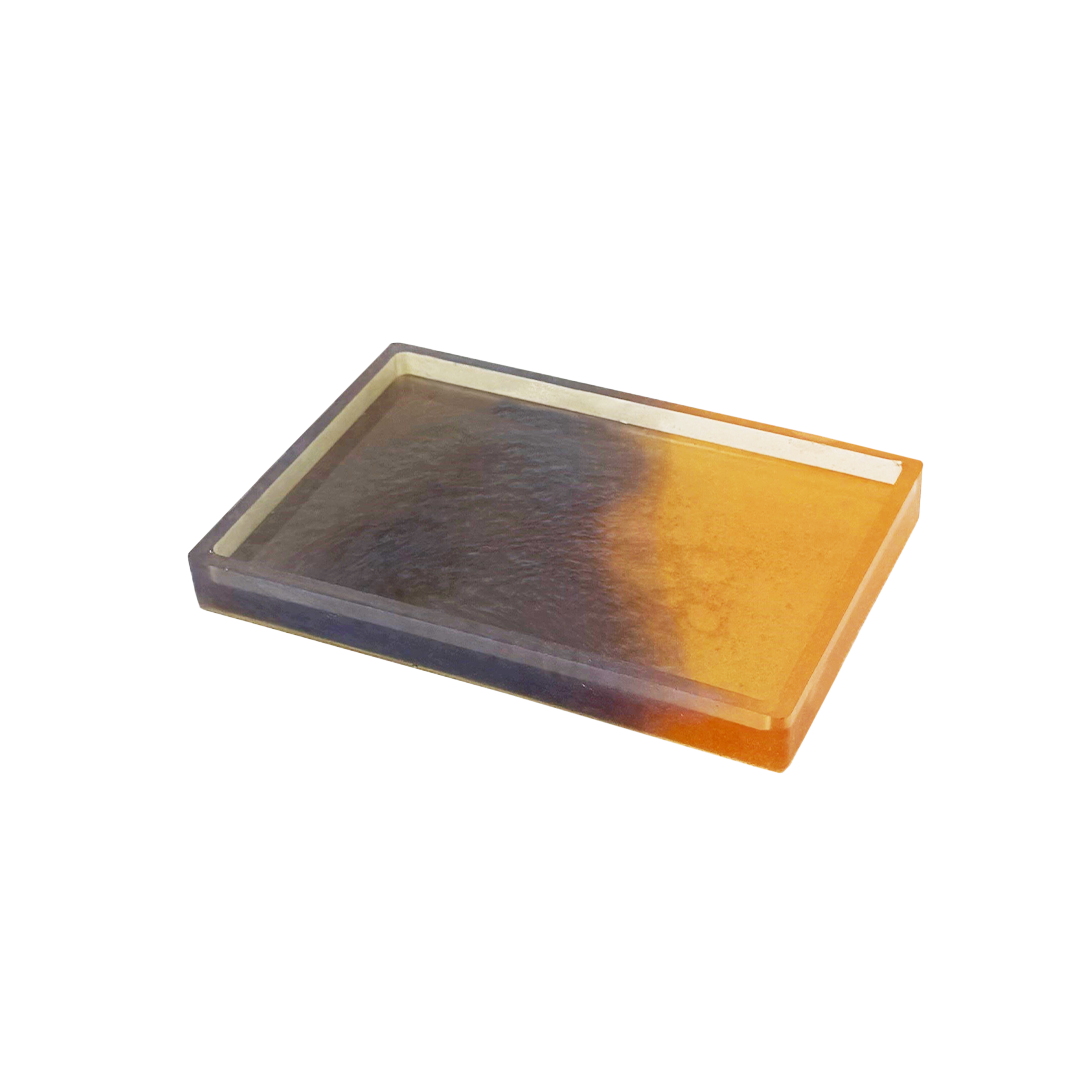 Silicone mould rectangular coaster Reslin