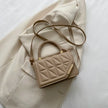 2026 New Fashion Shoulder Bag Plaid PU Leather Ladies Handbags Designer Crossbody Bags for Women