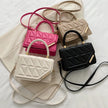 2026 New Fashion Shoulder Bag Plaid PU Leather Ladies Handbags Designer Crossbody Bags for Women