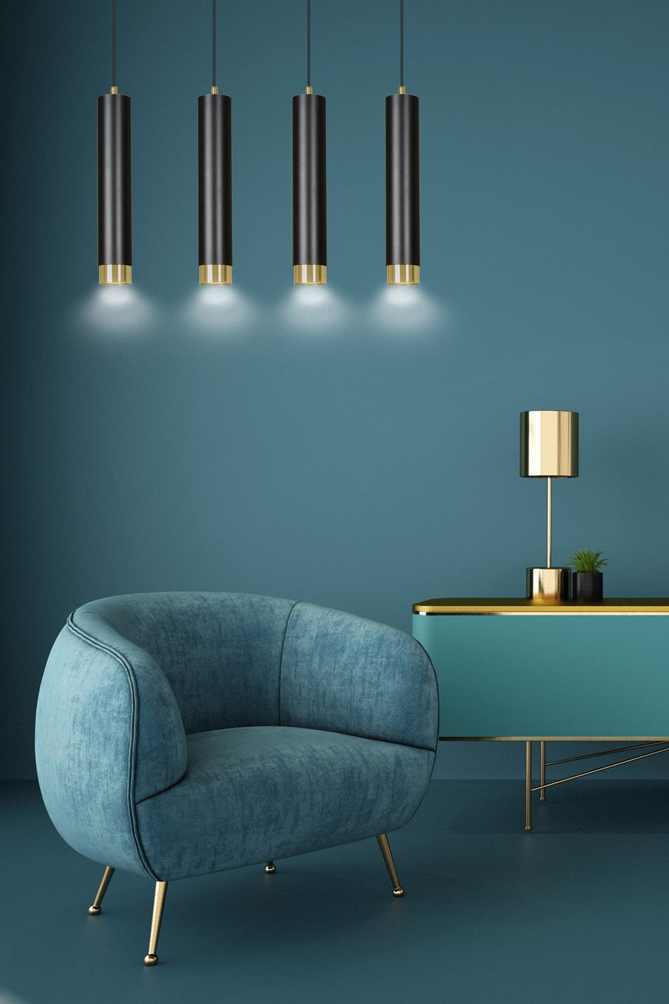 KIBO 4 Blue/Gold