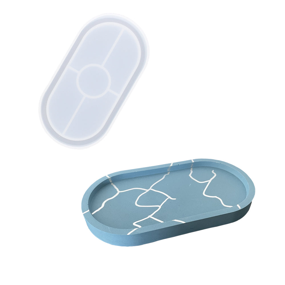 Silicone mould oval bowl