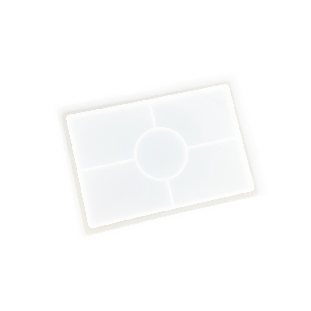 Silicone mould rectangular coaster Reslin