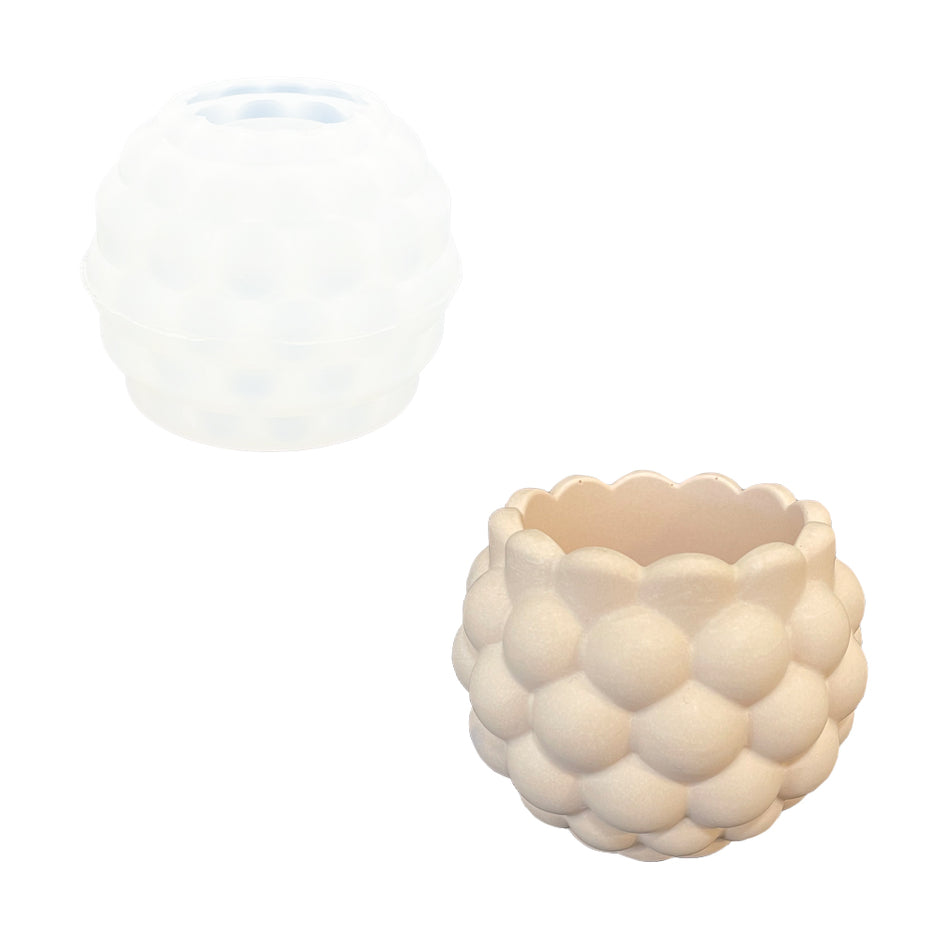 Silicone mould bubble flowerpot