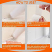 1 Roll PVC Sealing Strip Tape for Bathroom Bath Toilet Kitchen Caulk Tape Self Adhesive Waterproof Wall Sticker Mold Proof Tapes