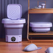 8L Foldable Mini Washing Machine Portable Socks Underwear Panties Retractable Home Washing Machine 3 Models with Spinning Dry