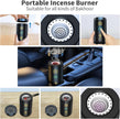 Brûleur d’Encens Électrique 2 en 1 avec Haut-Parleur Coranique, Télécommande, Brûleur de Bakhoor, Diffuseur d’Arômes pour Voiture, Bureau, Maison, Chambre, Salon, Bureau d’Étude, Spa