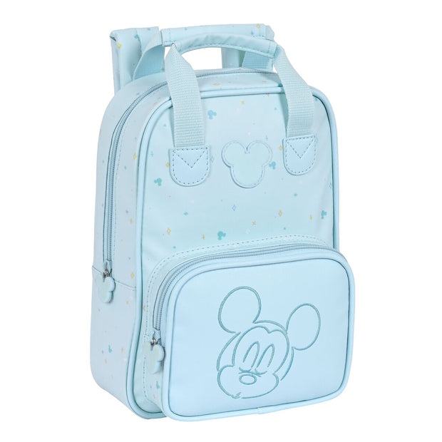School Bag Mickey Mouse Clubhouse Light Blue 20 x 28 x 8 cm-0