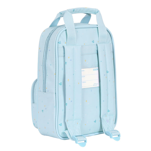School Bag Mickey Mouse Clubhouse Light Blue 20 x 28 x 8 cm-1