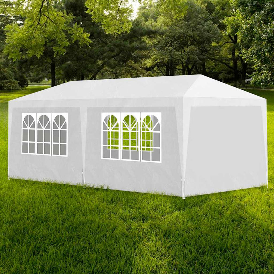 Partytent 400 X 300 X 255 Cm Pe En Staal