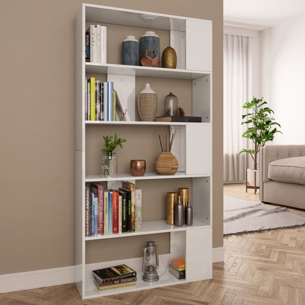 Boekenkast 80 X 24 X 159 Cm Bewerkt Hout