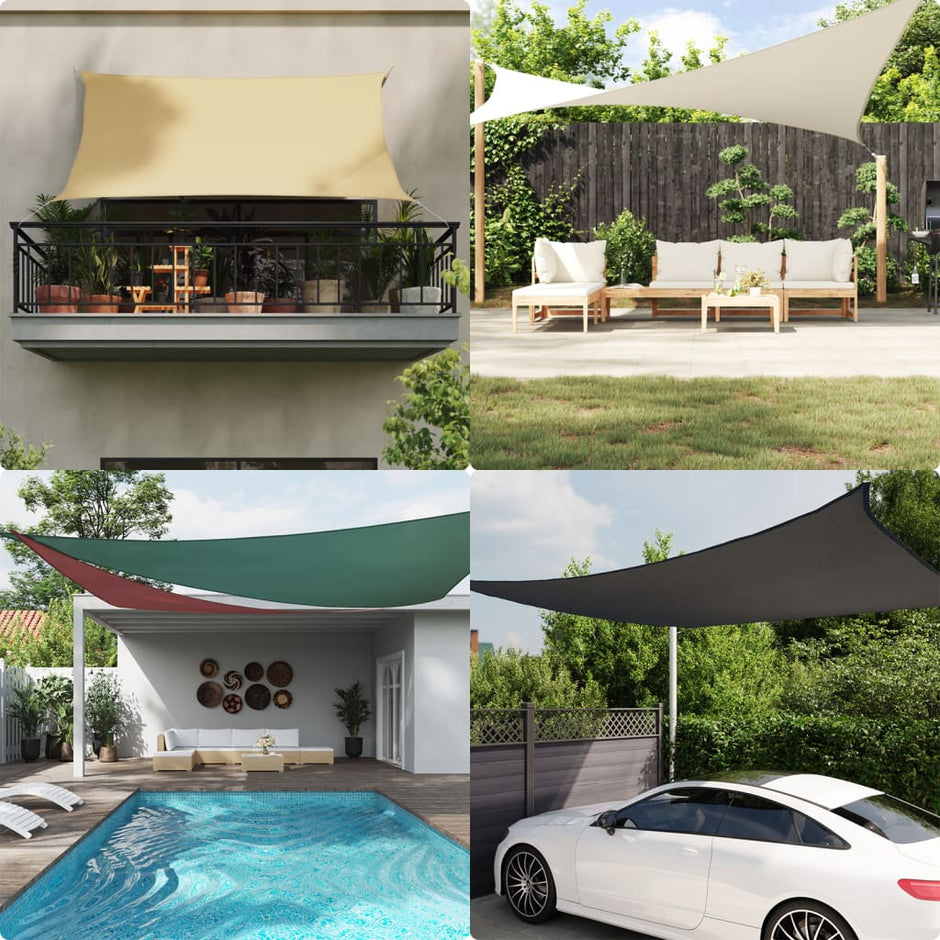 Zonnescherm Rechthoekig Oxford Stof