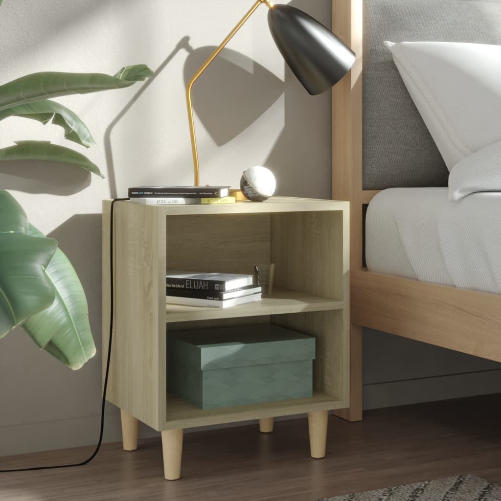 Bedkast 2 St 40 X 30 X 50 Cm Bewerkt Hout