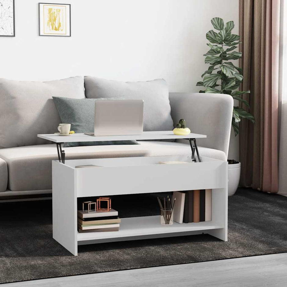 Salontafel 80 X 50,5 X 41,5 Cm Bewerkt Hout