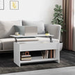 Salontafel 80 X 50,5 X 41,5 Cm Bewerkt Hout