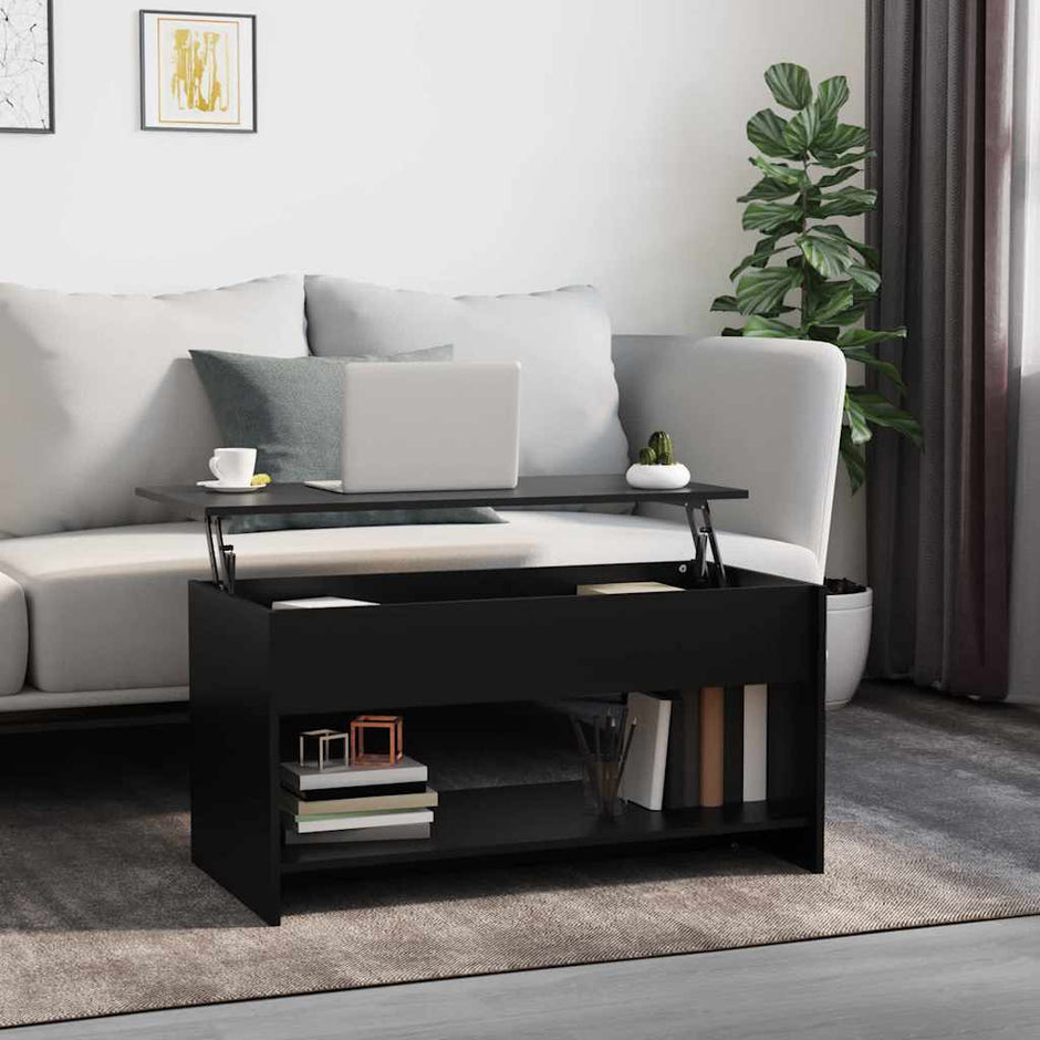 Salontafel 80 X 50,5 X 41,5 Cm Bewerkt Hout