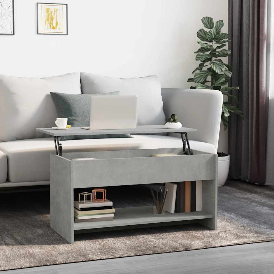 Salontafel 80 X 50,5 X 41,5 Cm Bewerkt Hout