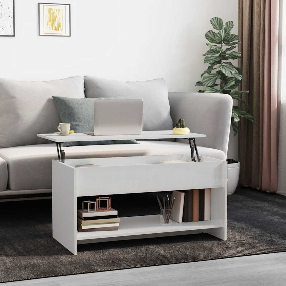 Salontafel 80 X 50,5 X 41,5 Cm Bewerkt Hout