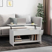 Salontafel 80 X 50,5 X 41,5 Cm Bewerkt Hout