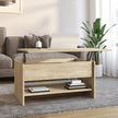 Salontafel 80 X 50,5 X 41,5 Cm Bewerkt Hout
