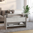 Salontafel 80 X 50,5 X 41,5 Cm Bewerkt Hout