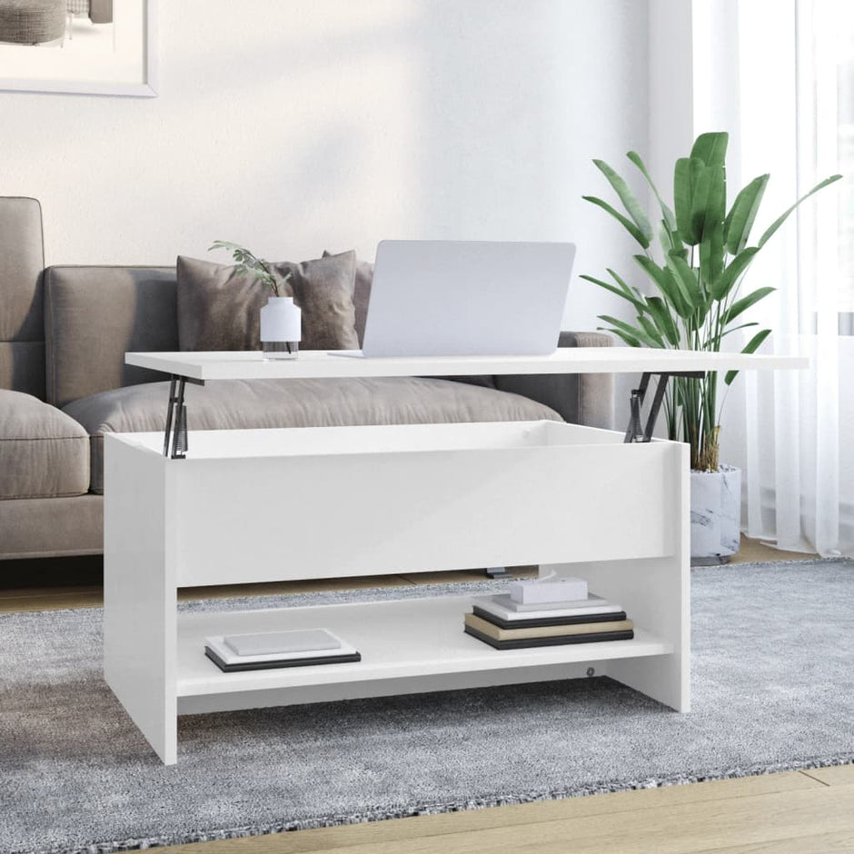 Salontafel 80 X 50,5 X 41,5 Cm Bewerkt Hout