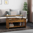 Salontafel 80 X 50,5 X 41,5 Cm Bewerkt Hout