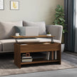 Salontafel 80 X 50,5 X 41,5 Cm Bewerkt Hout