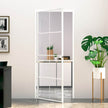 Home Door 76 X 201.5 X 3.5 Cm Aluminium And Tempered Glass
