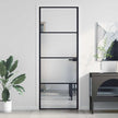 Home Door 76 X 201.5 X 3.5 Cm Aluminium And Tempered Glass