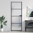 Home Door 76 X 201.5 X 3.5 Cm Aluminium And Tempered Glass