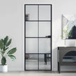 Home Door 76 X 201.5 X 3.5 Cm Aluminium And Tempered Glass