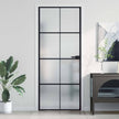 Home Door 76 X 201.5 X 3.5 Cm Aluminium And Tempered Glass