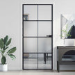 Home Door 76 X 201.5 X 3.5 Cm Aluminium And Tempered Glass