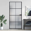 Home Door 76 X 201.5 X 3.5 Cm Aluminium And Tempered Glass