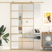 Home Door 76 X 201.5 X 3.5 Cm Aluminium And Tempered Glass