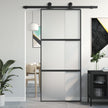 Home Door 76 X 201.5 X 3.5 Cm Aluminium And Tempered Glass