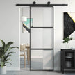 Home Door 76 X 201.5 X 3.5 Cm Aluminium And Tempered Glass