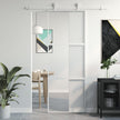 Home Door 76 X 201.5 X 3.5 Cm Aluminium And Tempered Glass