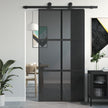 Home Door 76 X 201.5 X 3.5 Cm Aluminium And Tempered Glass