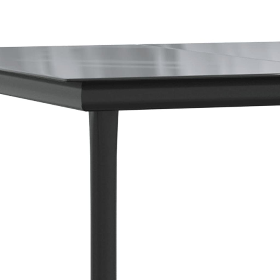 5-Delige Tuinset Met Kussens Poly Rattan Zwart