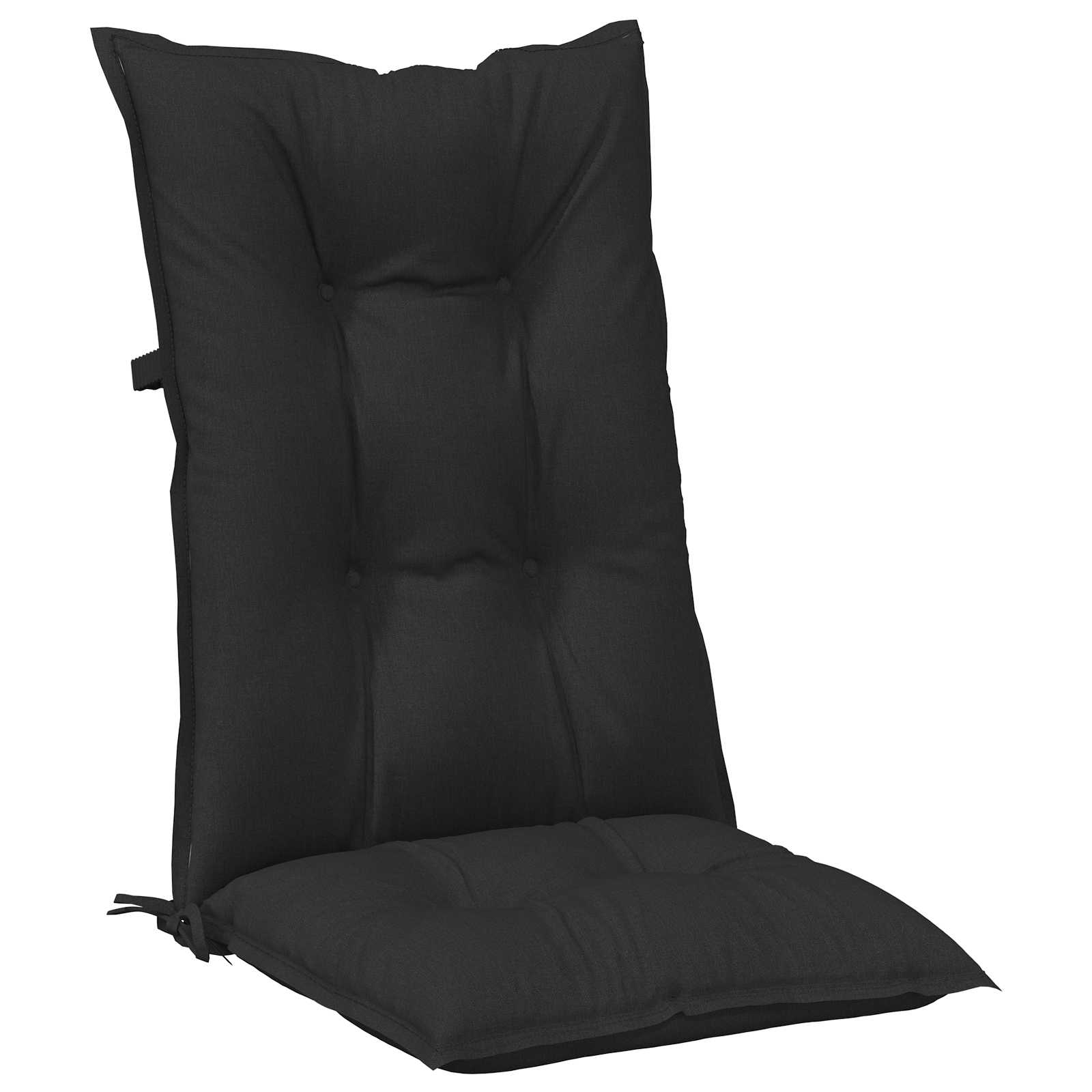 Set Hoge Rug Stoelkussens 6 St Polyester