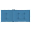 Stoelkussens Hoge Rug Stof Gemêleerd Blauw