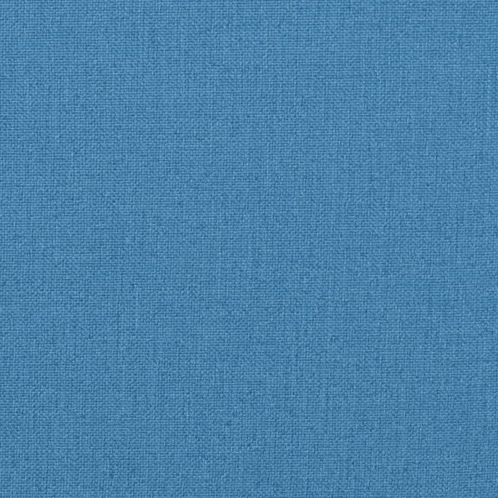 Stoelkussens Hoge Rug Stof Gemêleerd Blauw