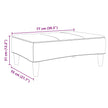 Voetenbank 77X55X31 Cm Fluweel