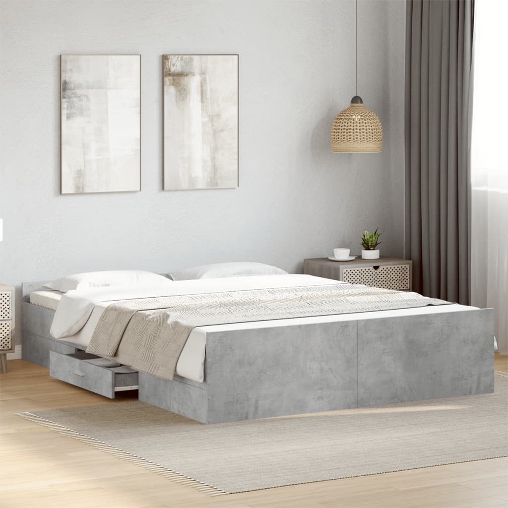 Bed Frame With Drawers Without Mattress Small Double