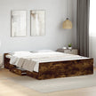 Bed Frame With Drawers Without Mattress Small Double