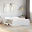 Bed Frame With Drawers Without Mattress Small Double
