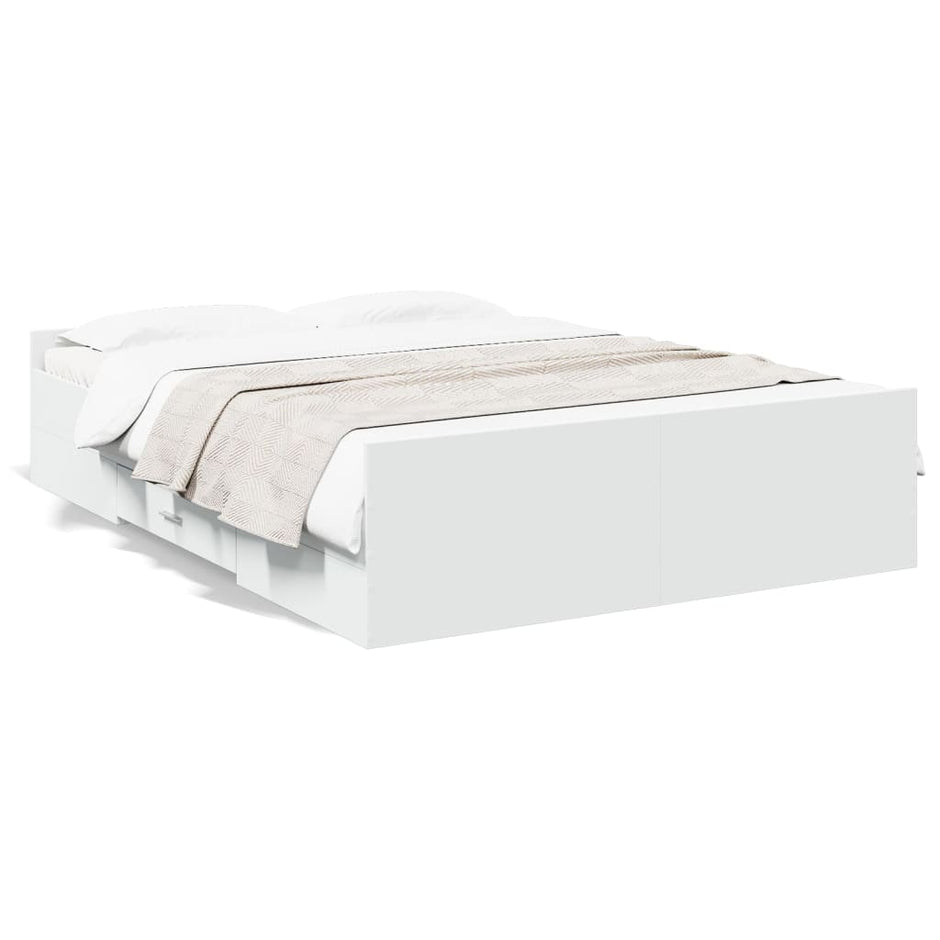 Bed Frame With Drawers Without Mattress Small Double